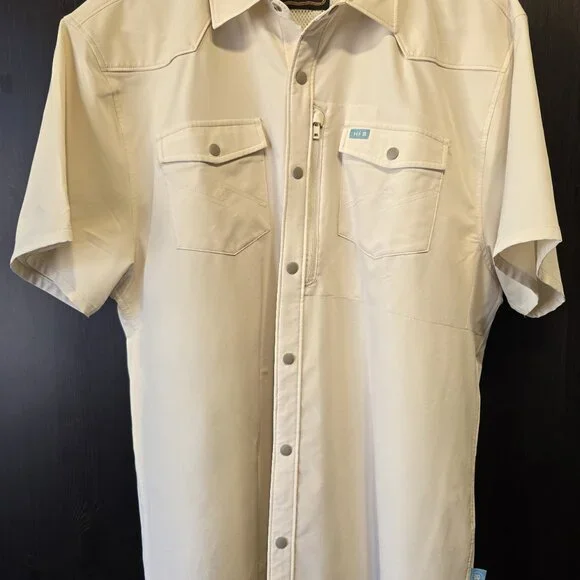 Howler Brothers - Emerger Tech SS - Cream - Picture 2 of 4